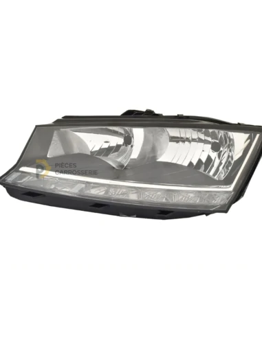 Phare électrique gauche H7 + H7 + PWY24W LED pour SKODA FABIA