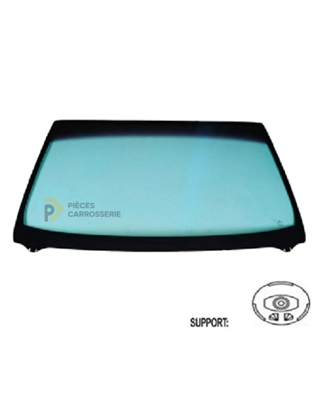 Pare-brise teinté vert SKODA FABIA II - Contrôle solaire