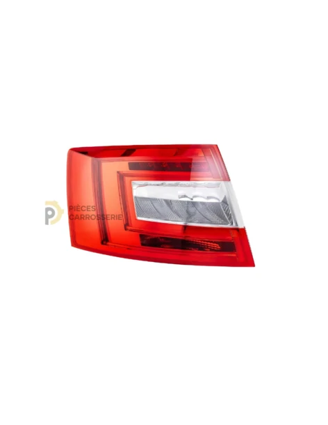 Feu arrière gauche LED Hella pour Skoda Octavia III (2013-2017)