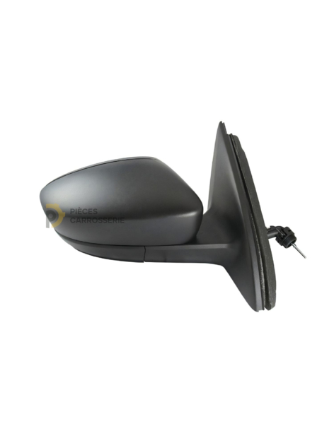 Rétroviseur droit mécanique SKODA RAPID - Coque noire, manuel