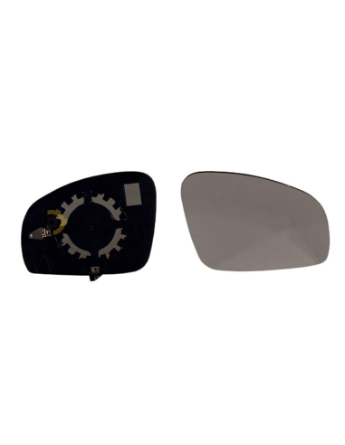Glace rétroviseur droit SKODA ROOMSTER phase 2, complète à clipser