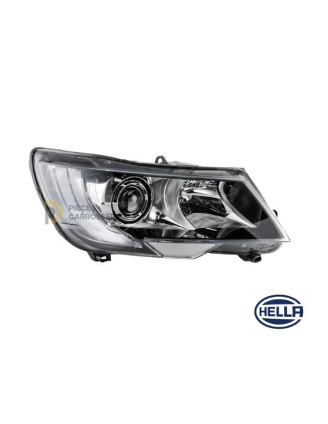 Phare H7+H15 droit Hella pour SKODA SUPERB II 2013-2016