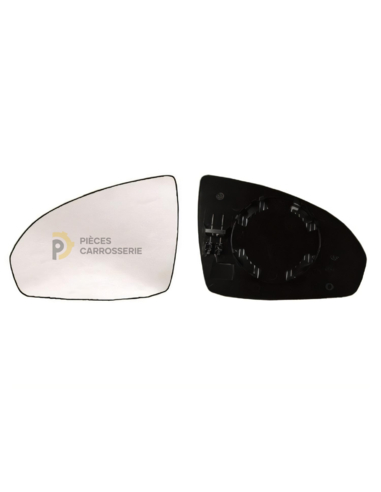 Glace rétroviseur gauche SMART FORTWO II avec support clipser