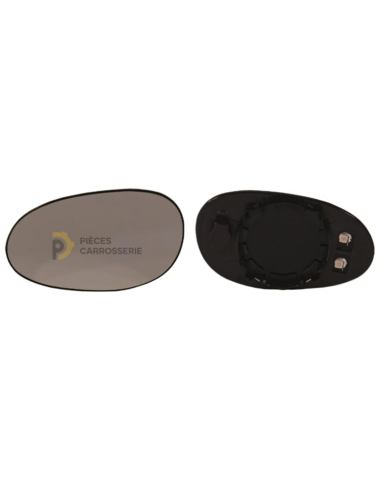 Glace rétroviseur gauche chauffant pour SMART FORTWO I
