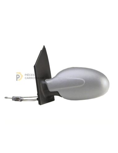 Rétroviseur gauche mécanique gris pour Smart Fortwo I 98-07