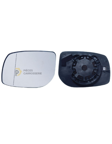 Glace rétroviseur gauche chauffant TOYOTA AURIS - Grand angle