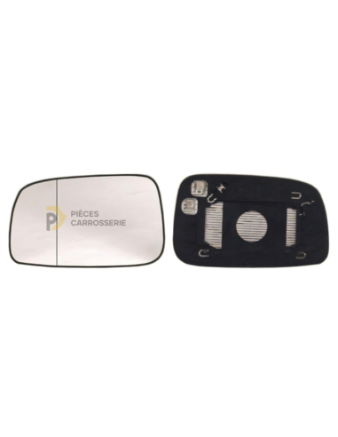 Glace rétroviseur gauche chauffant Toyota Avensis II grand angle
