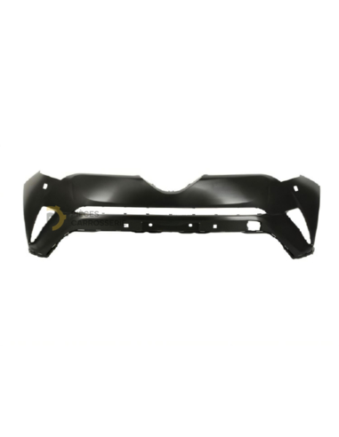 Pare-chocs avant noir TOYOTA C-HR 2016-2019, lave-phares
