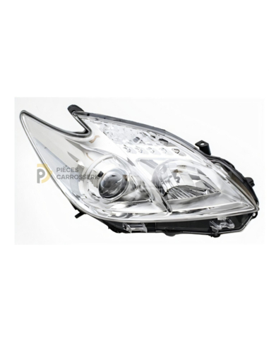 Phare électrique H11 + HB3 chromé pour Toyota Prius Plus