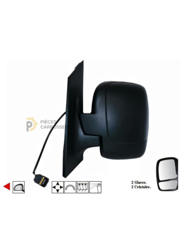 Rétroviseur gauche électrique à peindre pour TOYOTA PROACE