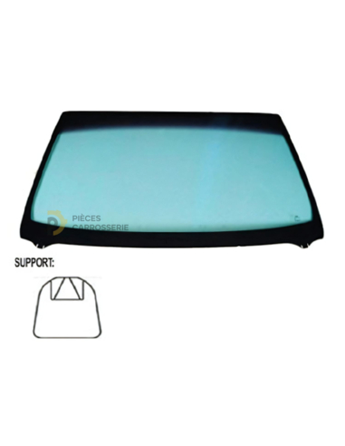 Pare-brise teinté vert pour Toyota Yaris III 3/5 portes 2011-2014