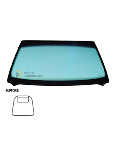 Pare-brise teinté vert 9cm pour Toyota Yaris II 2005-2011