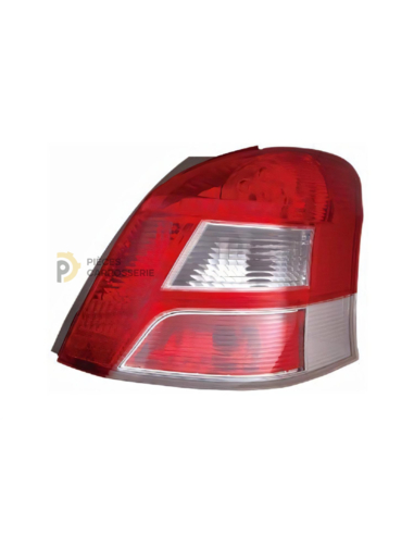 Feu arrière droit TOYOTA YARIS II 5 portes [Rouge - Blanc]