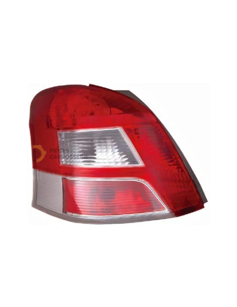 Feu arrière gauche TOYOTA YARIS II 5 portes [Rouge - Blanc]