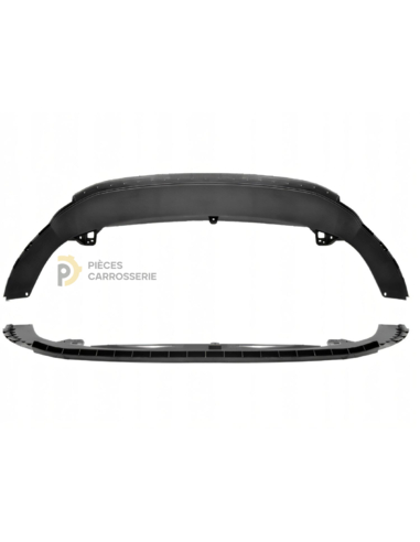 Spoiler pare-chocs avant noir pour Volkswagen Caddy IV 2015-2020