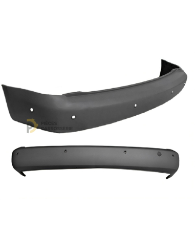 Pare-chocs arrière noir 6 capteurs pour VW Caddy III court