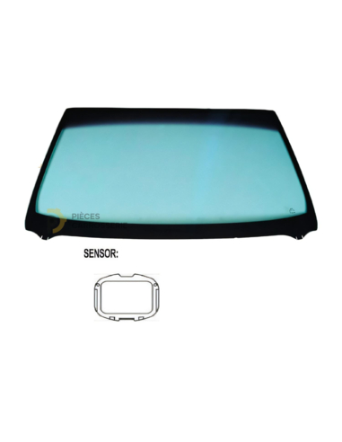 Pare-brise teinté vert athermique VOLKSWAGEN GOLF 6 08-12