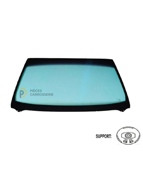 Pare-brise teinté vert athermique 14 cm pour VOLKSWAGEN GOLF