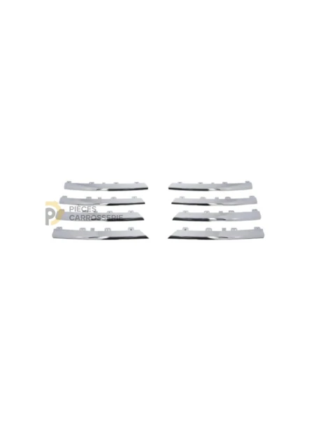Jeu moulures grille calandre chromées VOLKSWAGEN GOLF 5