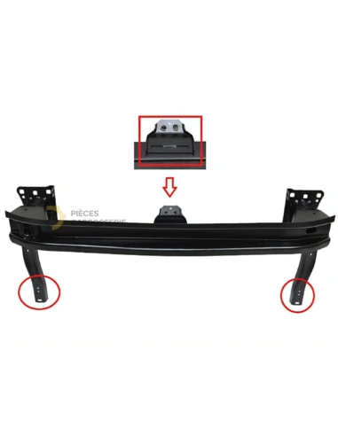 Traverse de pare-chocs avant VW Golf 7 phase 2 (2017-2019)