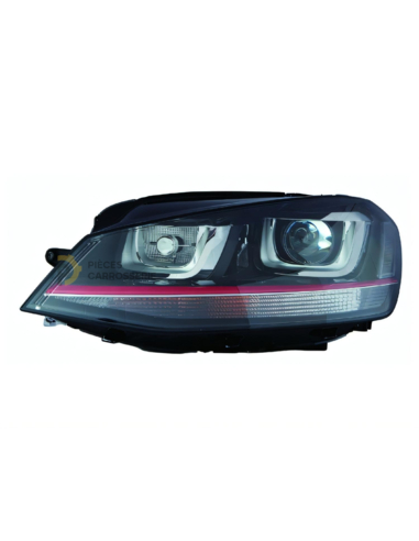 Phare gauche électrique Xénon pour Volkswagen Golf 7 GTI