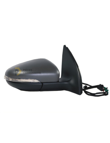 Rétroviseur droit électrique à peindre pour Volkswagen Golf 6