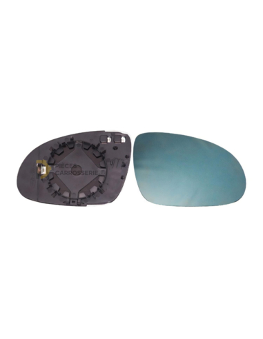 Glace BLEUE chauffante + support rétroviseur droit Passat