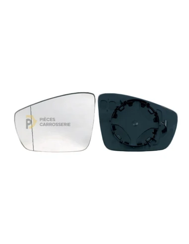 Glace rétroviseur gauche VOLKSWAGEN POLO grand angle asphérique