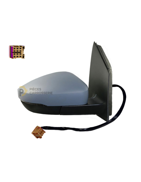 Rétroviseur droit électrique chauffant à peindre VOLKSWAGEN POLO