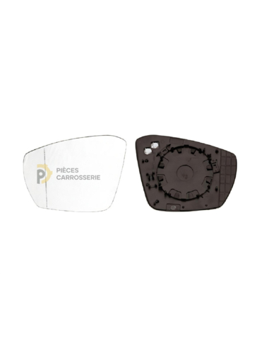 Glace rétroviseur gauche VOLKSWAGEN T-CROSS grand angle
