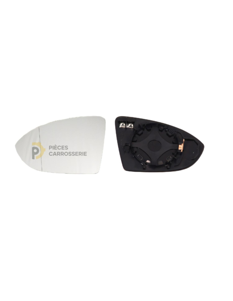 Glace rétroviseur gauche chauffant pour Volkswagen Touran III