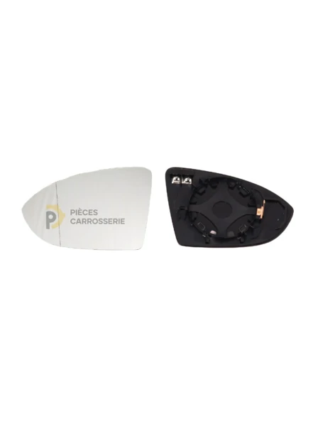Glace rétroviseur gauche chauffant pour Volkswagen Touran III
