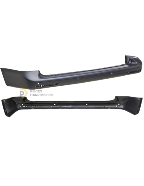 Pare-chocs arrière noir 4 capteurs pour Volkswagen Transporter