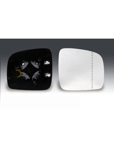 Glace rétroviseur droit chauffant pour Volkswagen Transporter T5