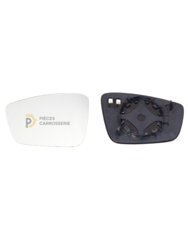Glace rétroviseur gauche chauffant VOLKSWAGEN UP grand angle