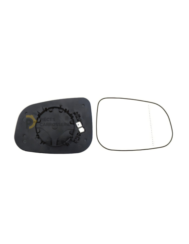 Glace rétroviseur droit chauffant VOLVO V40 II - Grand angle