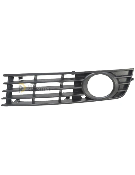 Calandre Audi A4 8E inf. gauche - Pare-choc avant, ouvert.