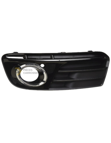 Calandre Audi Q5 8R inf. gauche noir brillant avec anti-brouillard