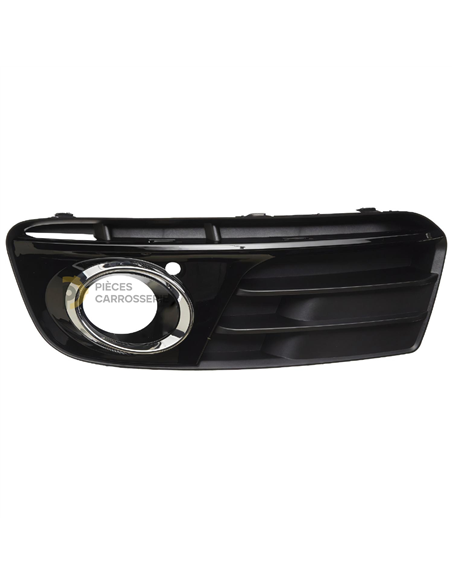 Calandre Audi Q5 8R inf. gauche noir brillant avec anti-brouillard