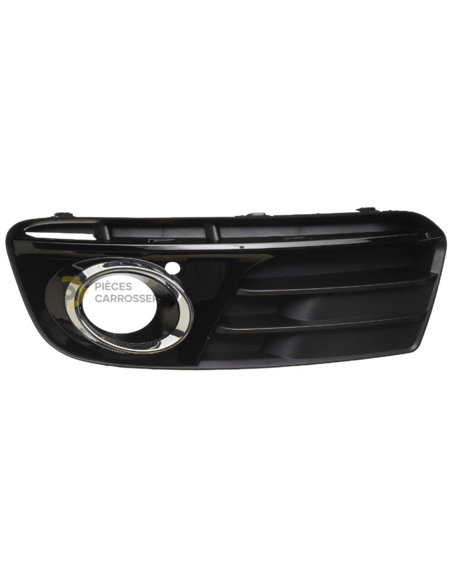 Calandre Audi Q5 8R inf. gauche noir brillant avec anti-brouillard