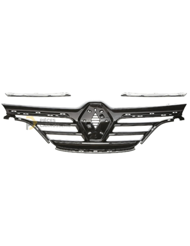 Calandre Renault MEGANE IV noire brillante avec enjoliveurs chrome