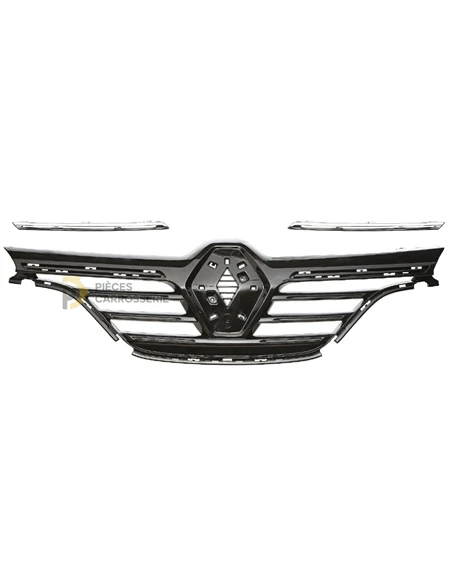 Calandre Renault MEGANE IV noire brillante avec enjoliveurs chrome