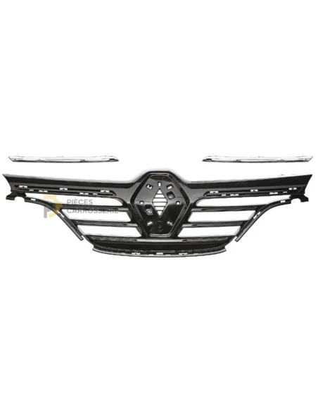 Calandre Renault MEGANE IV noire brillante avec enjoliveurs chrome
