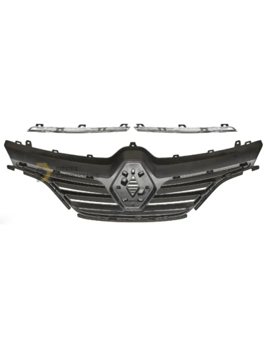 Calandre Renault MEGANE IV noire brillante avec enjoliveurs chrome
