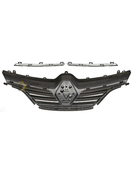 Calandre Renault MEGANE IV noire brillante avec enjoliveurs chrome