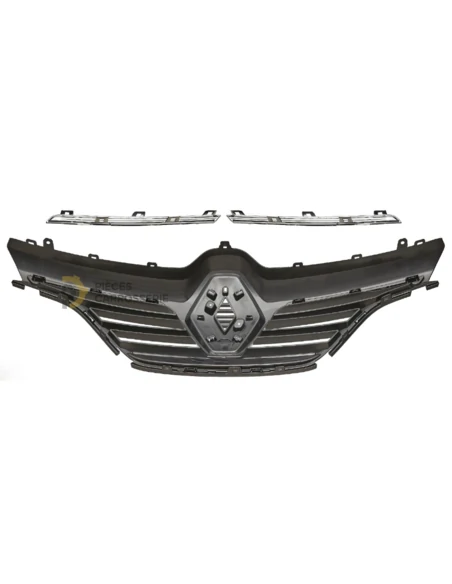 Calandre Renault MEGANE IV noire brillante avec enjoliveurs chrome