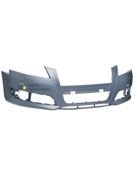 Pare-choc avant Audi A3 8P apprêté, compatible 3/5 portes
