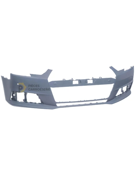 Pare-choc avant Audi A4 8W à peindre, 2 trous capteurs