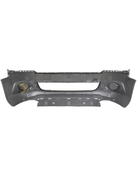 Pare-choc avant Citroen BERLINGO B9 noir, sans antibrouillards