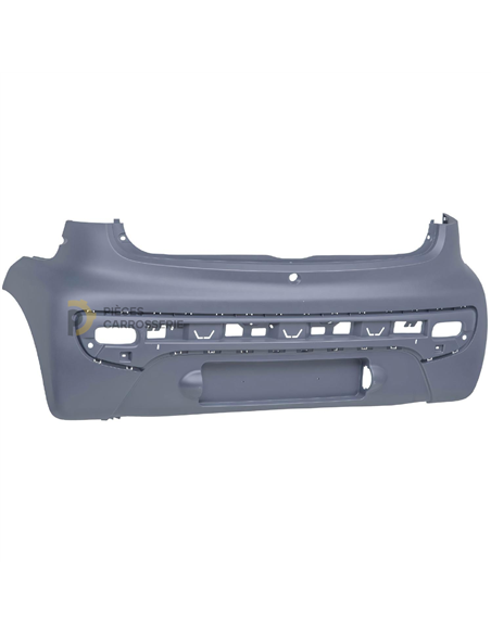 Pare-choc arrière Citroen C1 I PM/PN à peindre, nu sans bandeau